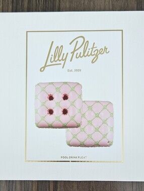 Lilly Pulitzer Butterfly Trellis Pool Drink Float NWT